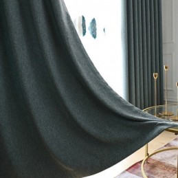 Cortinas Opacas De Color Liso Para Sala De Estar, Dormitorio, Modernas.