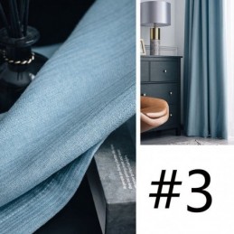 Cortina Moderna De Color Sólido, Hecha A Medida, Opaca, Para Sala De Estar.