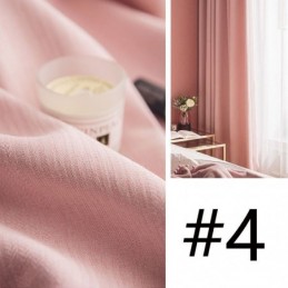 Cortina Moderna De Color Sólido, Hecha A Medida, Opaca, Para Sala De Estar.