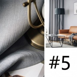 Cortina Moderna De Color Sólido, Hecha A Medida, Opaca, Para Sala De Estar.