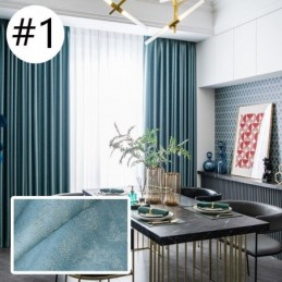 Cortinas Opacas Modernas De Color Sólido, Hechas A Medida, Para Sala De Estar.