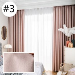Cortinas Opacas Modernas De Color Sólido, Hechas A Medida, Para Sala De Estar.