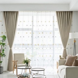 Cortina De Lino Fino De 6...