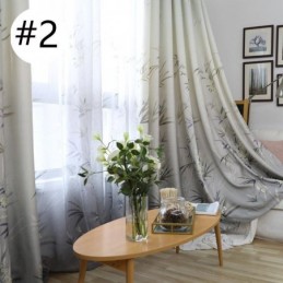 Cortina Hecha A Medida Cortina Fresca Impresión De Bambú Ventana