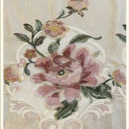 Cortina Para El Hogar Hecha A Medida Cortina Estilo Europeo Con Bordado Floral