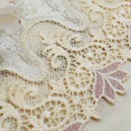 Cortina Para El Hogar Hecha A Medida Cortina Estilo Europeo Con Bordado Floral