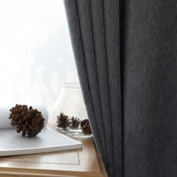 Cortinas Opacas Europeas De Chenilla De Color Liso, Hechas A Medida Para Sala De Estar Y Dormitorio.