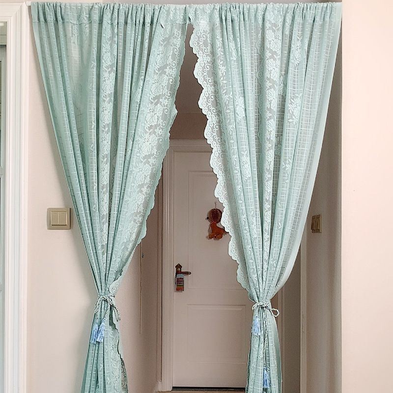 Elegantes Cortinas De Gasa Transparente, Decorativas Para Sala De Estar Y Dormitorio.