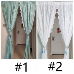 Elegantes Cortinas De Gasa Transparente, Decorativas Para Sala De Estar Y Dormitorio.