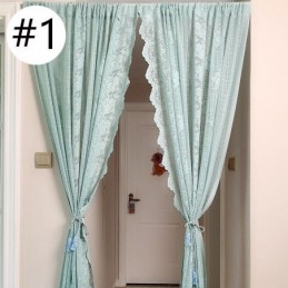 Elegantes Cortinas De Gasa Transparente, Decorativas Para Sala De Estar Y Dormitorio.