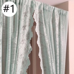 Elegantes Cortinas De Gasa Transparente, Decorativas Para Sala De Estar Y Dormitorio.