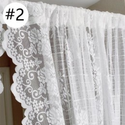 Elegantes Cortinas De Gasa Transparente, Decorativas Para Sala De Estar Y Dormitorio.
