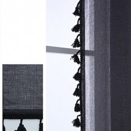 Cortinas De Tul Transparente Modernas De Gasa Transparente, Hechas A Medida Para Sala De Estar Y Dormitorio.