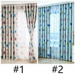 Cortina De Dibujos Animados Para Habitación Infantil, Hecha A Medida, Con Estampado De Árbol Pequeño, Para Guardería.