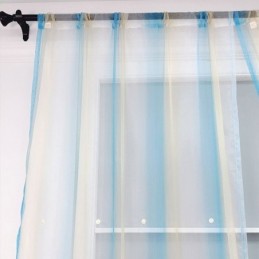 Cortina Transparente Con Bordado Floral, Hecha A Medida, Elegante Cortina De Tul Para Sala De Estar