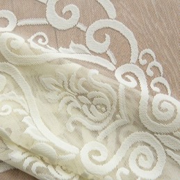 Cortinas Transparentes Bordadas Europeas De Voile Para Sala De Estar