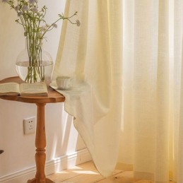 Cortinas Nórdicas De Tul Transparente Modernas, Hechas A Medida Para Sala De Estar Y Dormitorio.
